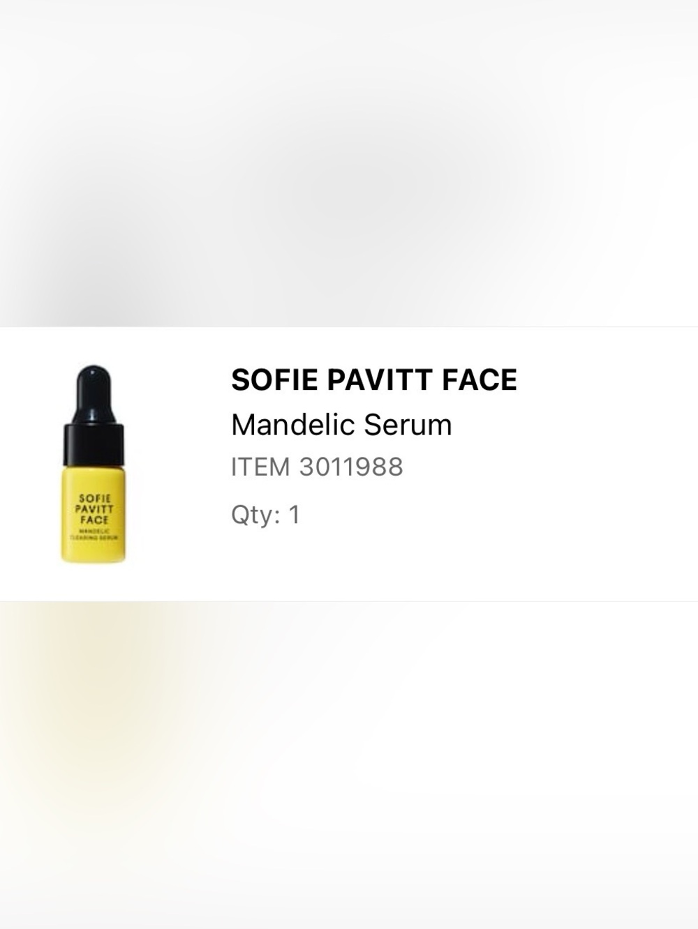 Mandelic Acid Clearing Serum SOFIE PAVITT FACE